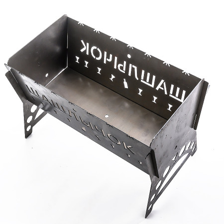 Barbecue collapsible steel "Shashlik" 450*200*250 mm в Абакане