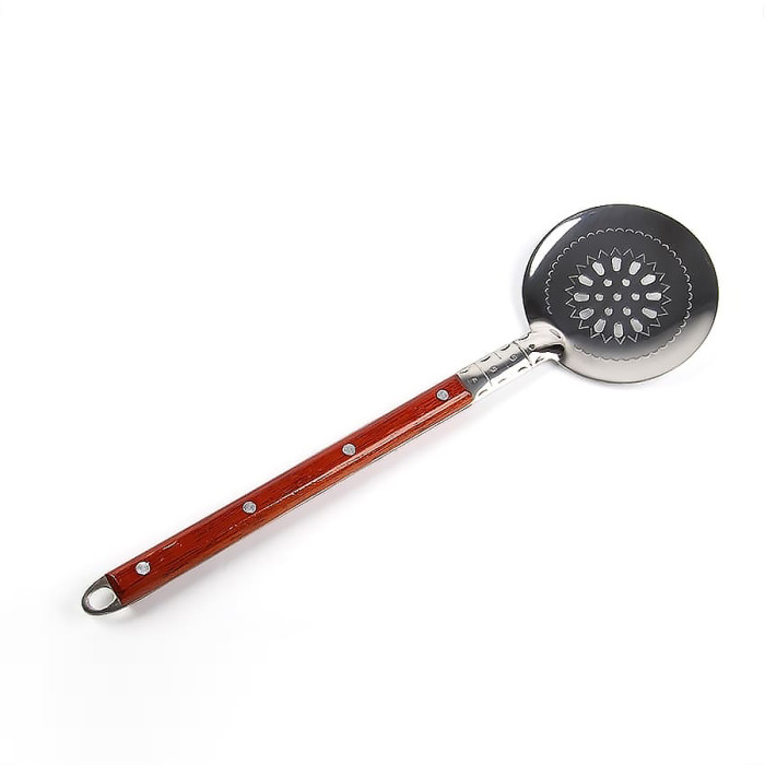 Skimmer stainless 40 cm with wooden handle в Абакане