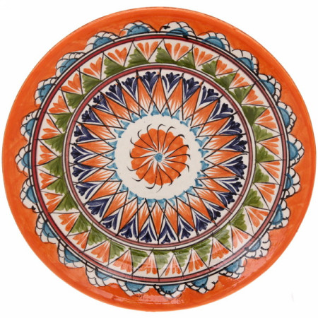Тарелка плоская 17 см. оранжевый Мехроб в Абакане
