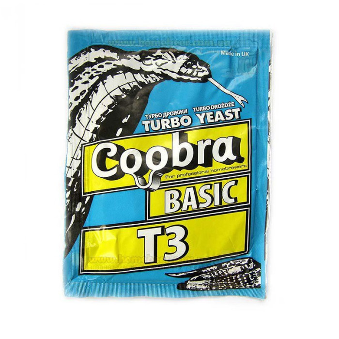 Turbo yeast alcohol "COOBRA" BASIC T3 (90 gr) в Абакане