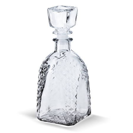 Бутылка (штоф) "Арка" стеклянная 0,5 литра с пробкой  в Абакане