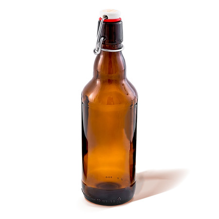 Бутылка темная стеклянная с бугельной пробкой 0,5 литра в Абакане